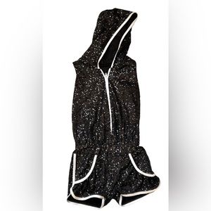 Curtain Call Black & White Hip Hop Dance Costume Show Size Child Medium